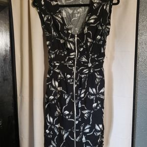 Bowtie  zipfront dress